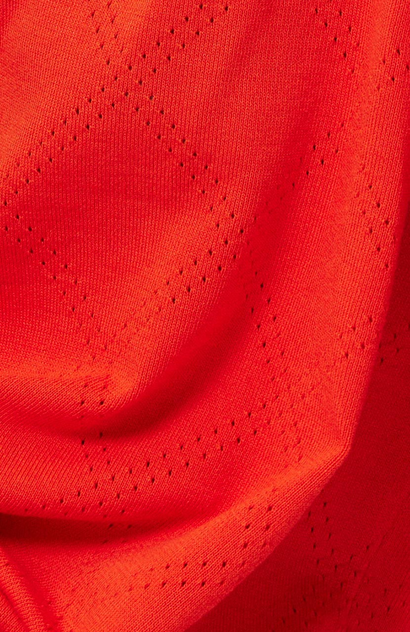 Zarelle Collared Tee - Sangria Knit