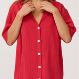 Lara Knit Top - Cherry Knit
