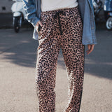 Adeline Pant - Neutral Leopard