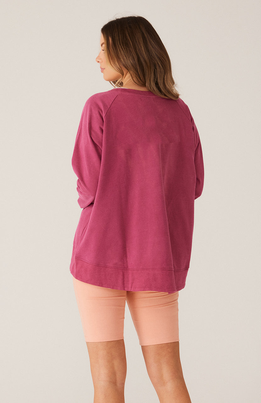 Gigi Sweater - Berry