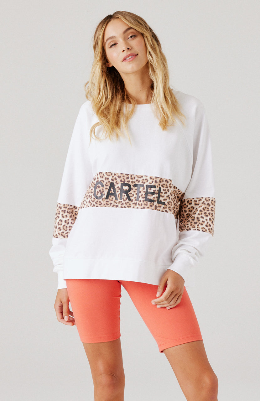 Matilda Sweater - Mocha Leopard