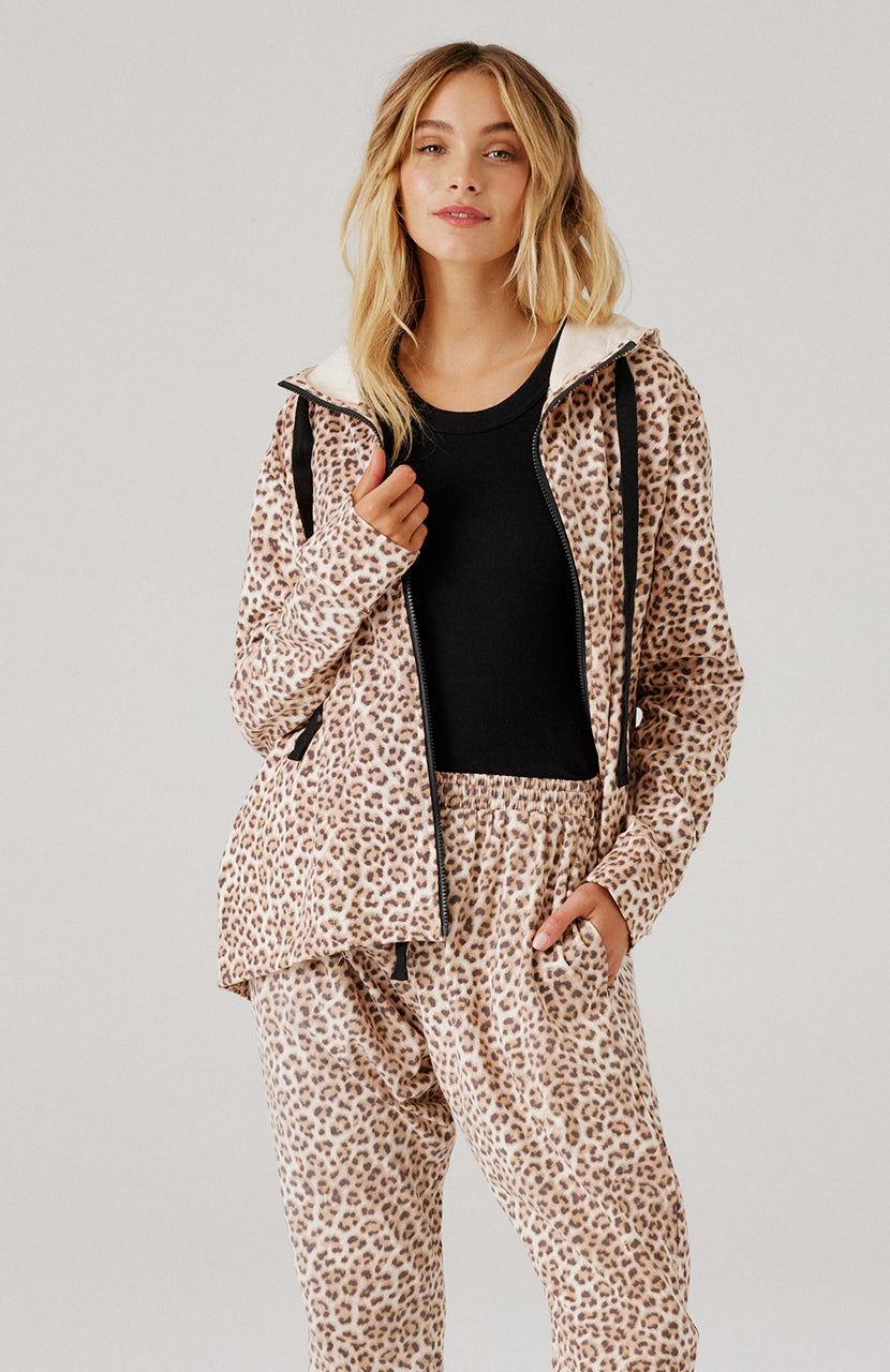 Dion Jacket - Mocha Leopard