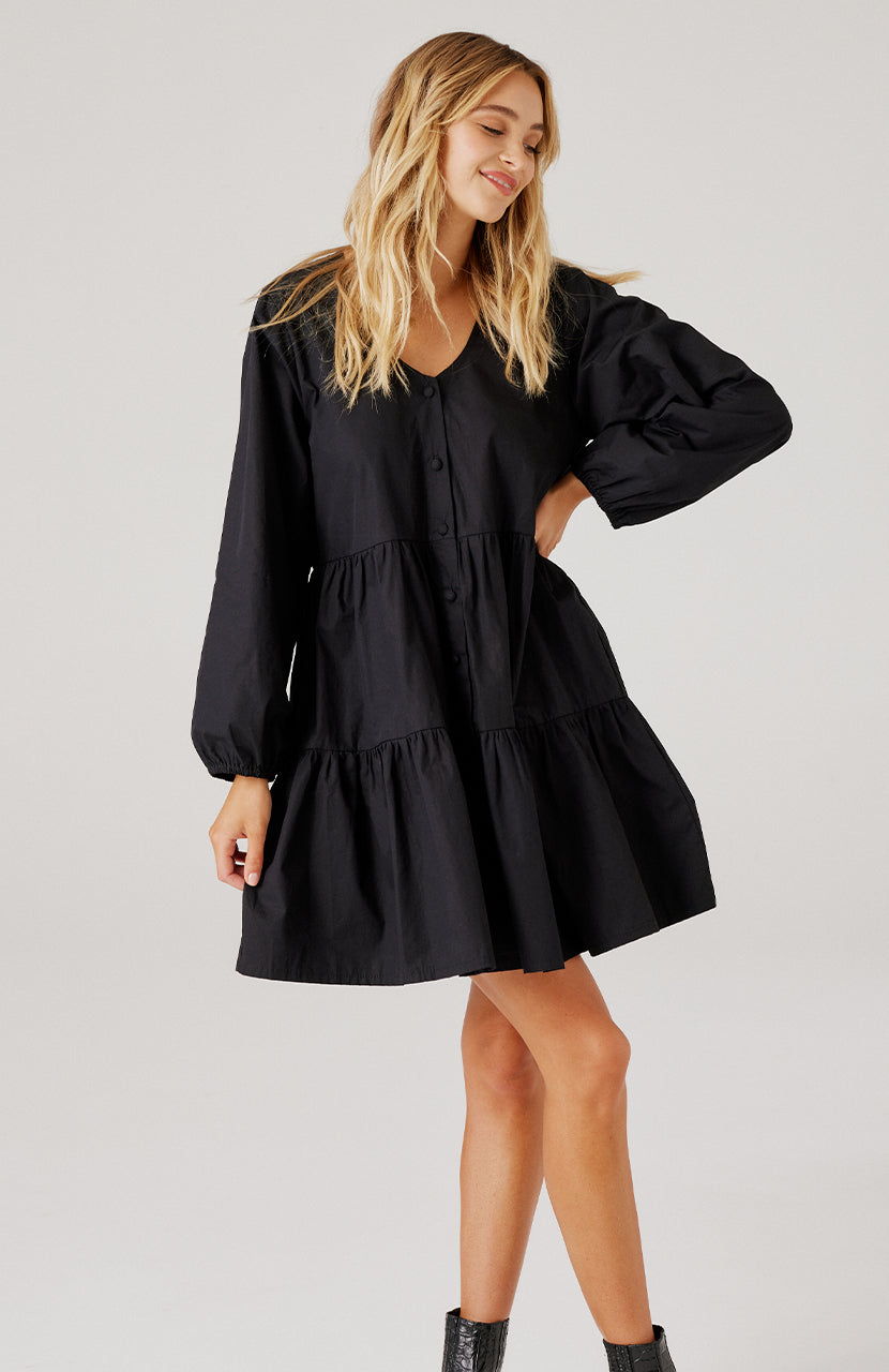 Indianna Mini Dress - Black