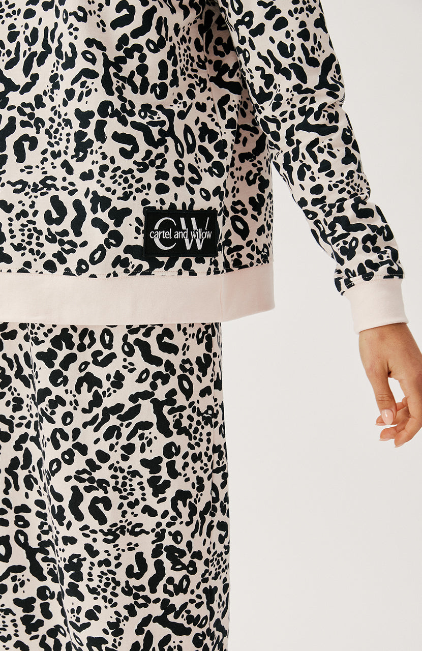Izzy Sweater - Crème Leopard
