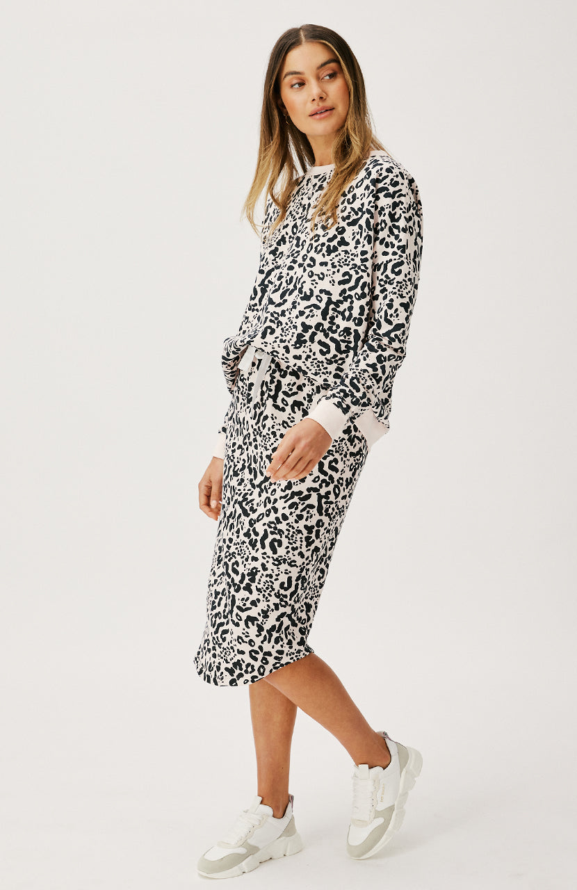 Coco Skirt - Crème Leopard