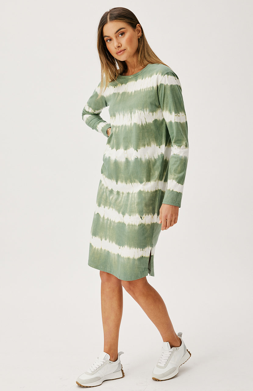 Alexis Long Sleeve Dress - Rosemary Tie Dye