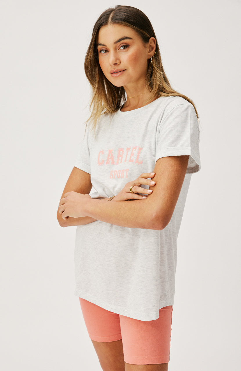 Marlo Tee - Grey Marle