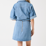 Lenny Skirt - Spot Denim