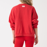 Ada Slim Sweater - Red