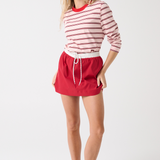 Felix Long Sleeve - Red Pink Stripe