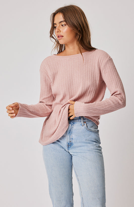 Lola Long Sleeve Top - Musk Knit