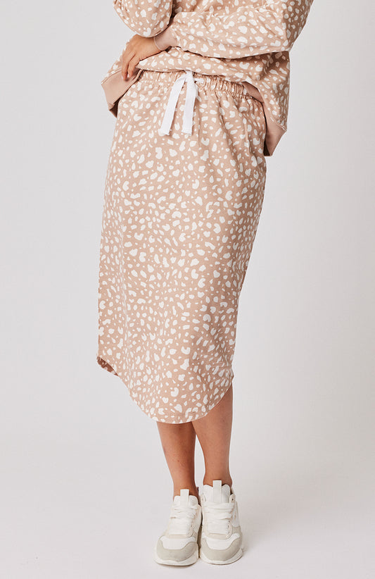 Coco Skirt - Maple Leopard