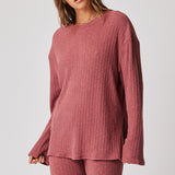 Eva Knit Top - Berry Knit