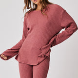 Eva Knit Top - Berry Knit