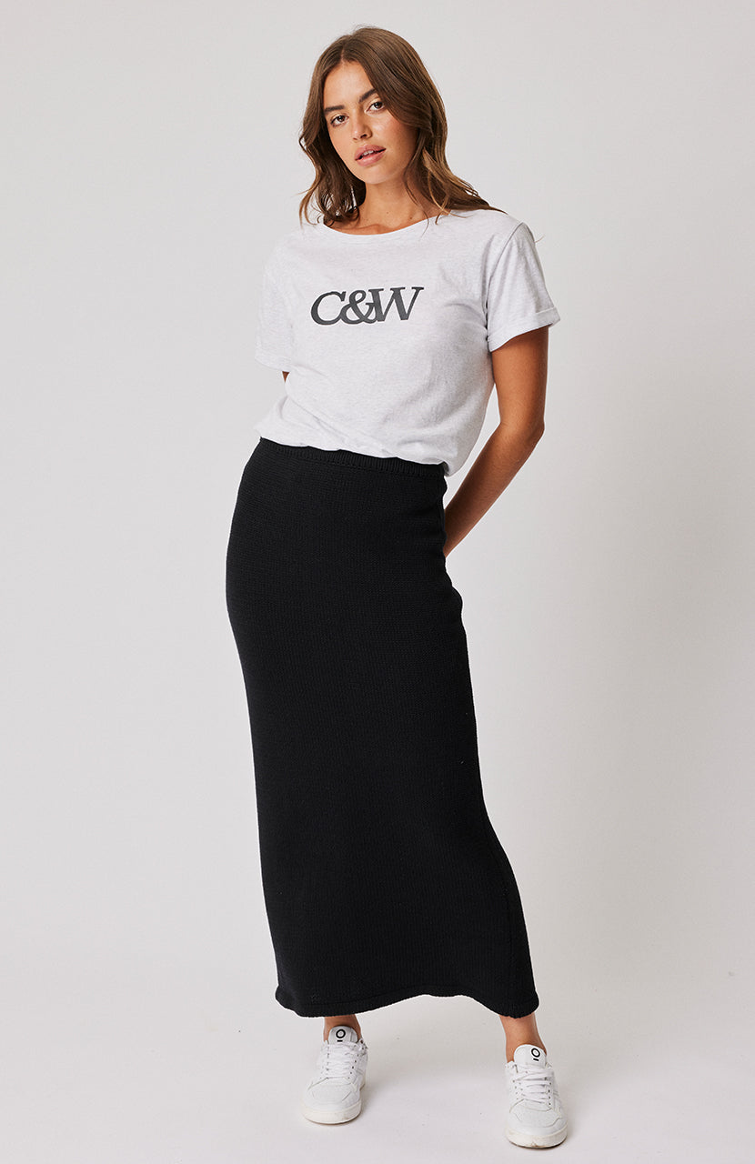 Sammie Knit Skirt - Black