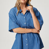 Belle Shirt - Denim Chambray