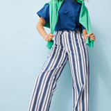 Lucy Trouser - French Navy Stripe