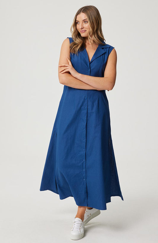 Clara Maxi Dress - French Navy