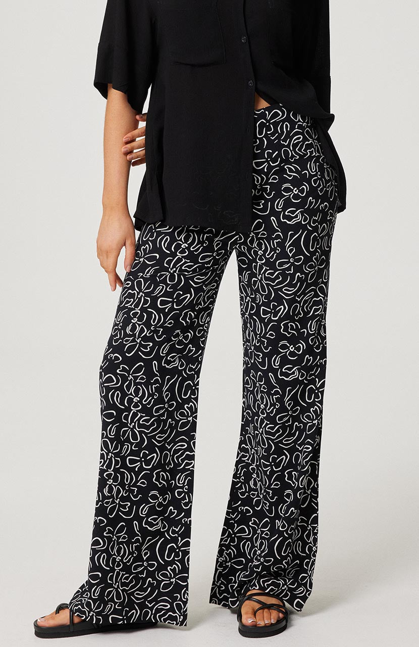 Bex Pant - Black Stencil