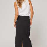 Abbie Skirt - Washed Black