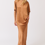 Amelia Top - Golden Satin