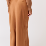 Millie Slip Skirt - Golden Satin