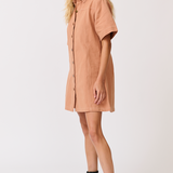 Hallie Dress - Toffee
