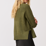 Tory Knit Sweater - Khaki Knit