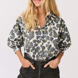 Jaime Top - Khaki Leopard