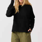 Tory Knit Sweater - Black Knit