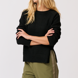 Tory Knit Sweater - Black Knit