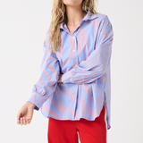 Darby Shirt - Cornflower Multi Stripe
