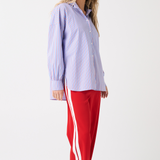 Darby Shirt - Cornflower Multi Stripe