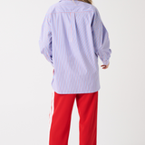 Darby Shirt - Cornflower Multi Stripe