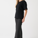 Millie Slip Skirt - Black Spot