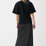 Millie Slip Skirt - Black Spot