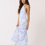 Sabrina Halter Dress - Floral Mist