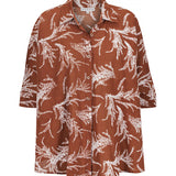 Georgie Shirt - Cocoa Leaf