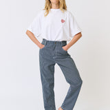 Baylor Pant - Stripe Denim