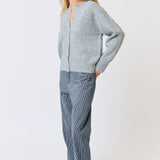 Aurora Knit Cardi - Grey Marle