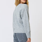 Aurora Knit Cardi - Grey Marle