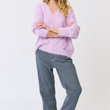 Emmie Knit Sweater - Wisteria