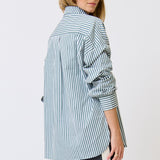 Adalyn Shirt - Alpine Mist Stripe