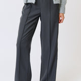 Weston Pant - Steel/Cream