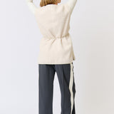 Weston Pant - Steel/Cream