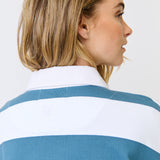 Lily Rugby Shirt - Pacific Stripe