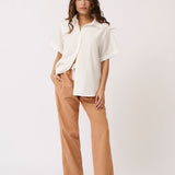 Tully Shirt - White Broderie