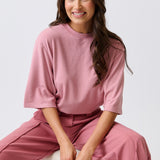 Solana Tee - Dusty Pink