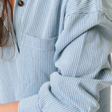 Tamika Shirt - Stripe Denim