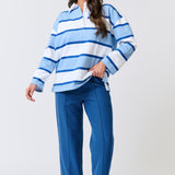 Ronnie Rugby Shirt - Sky Stripe